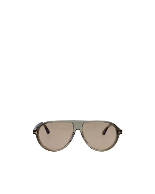 Tom Ford Multicolor Eyewear Aviator-Frame Sunglasses for men