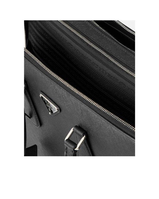 Prada Black Simple Crossbody Bag for men
