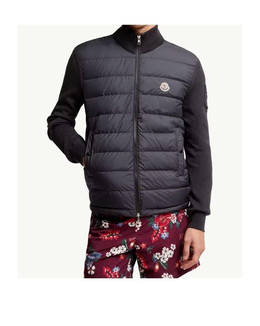 Moncler Blue Down Jackets for men