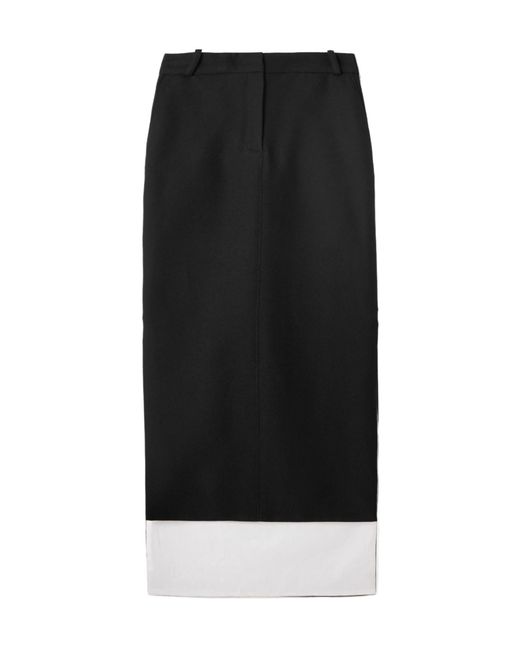 Lanvin Black Asymmetrical Skirt