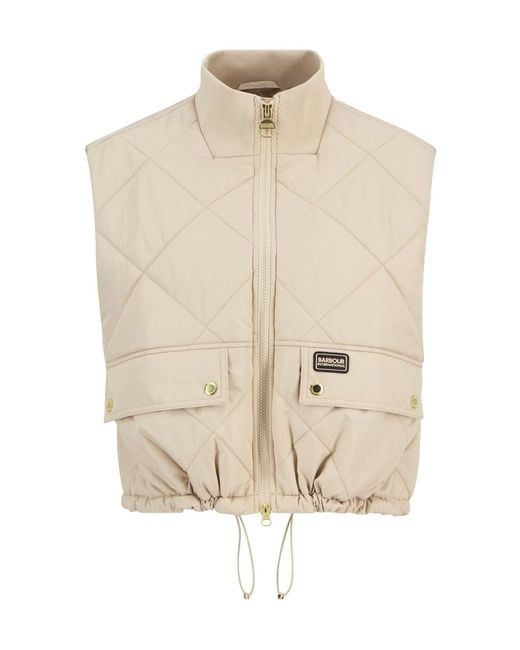 Barbour Natural Cropped Gilet