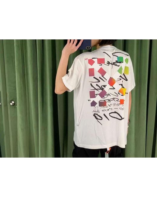 Off-White c/o Virgil Abloh White X Futura Alien Print T-Shirt for men