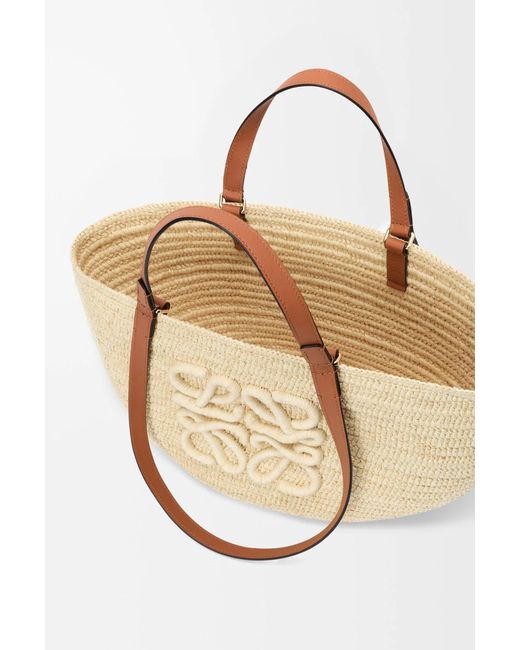 Loewe Natural Medium Eclipse Woven Bag