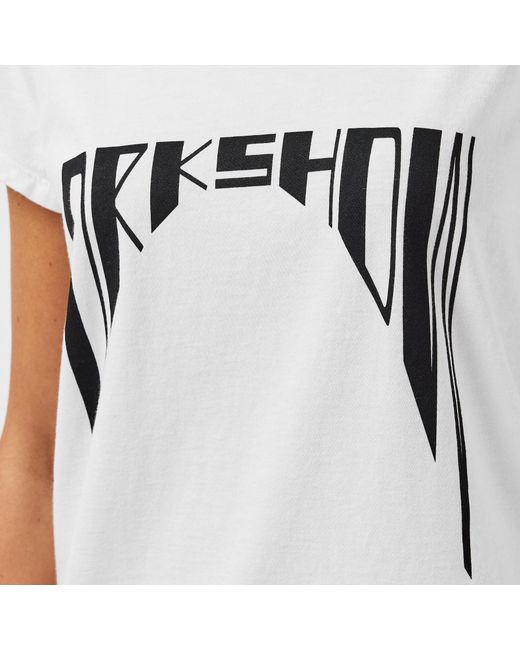 Rick Owens White Logo T-Shirt
