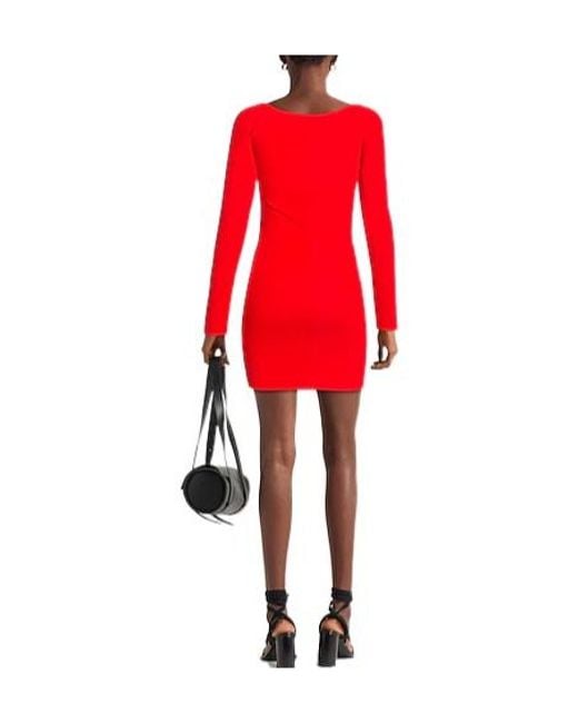 DIESEL Red Fitted Dress