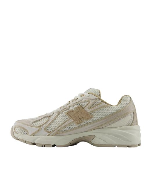 New Balance Gray 740 Lace-Up Sneakers for men