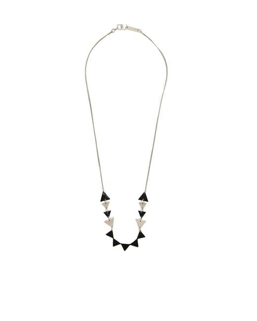 Isabel Marant White Metal Necklaces