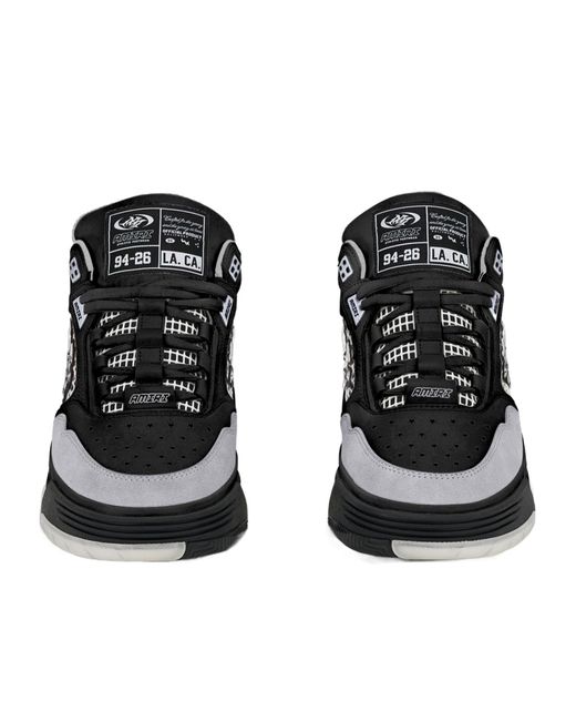 Amiri Black Graphic Low-Top Sneaker for men