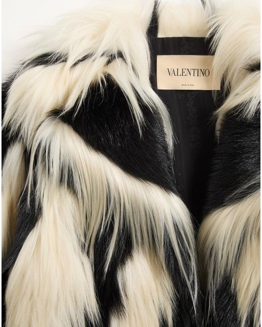 Valentino Natural Shearling Coat