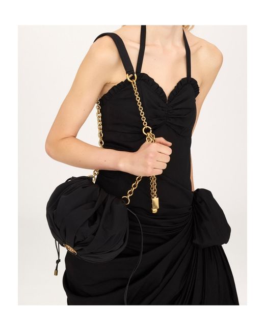 Chloé White Chloé Plissé Chain Shoulder Bag