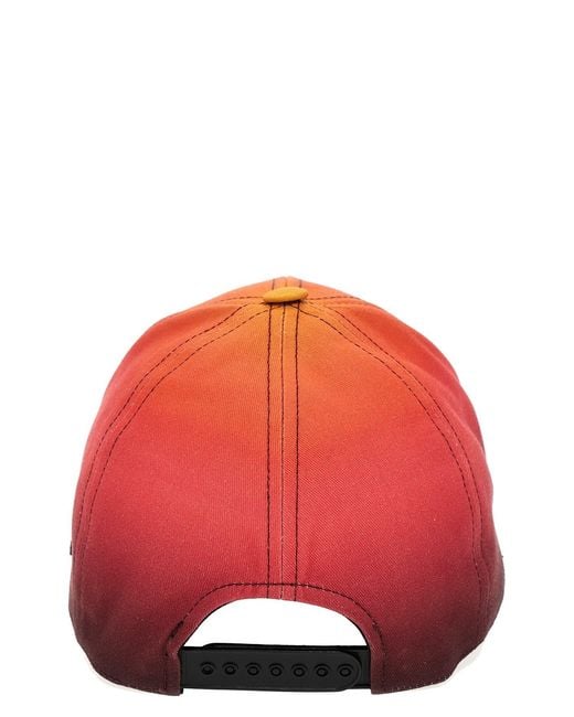Courreges Courrges Logo Embroidered Gradient Baseball Cap