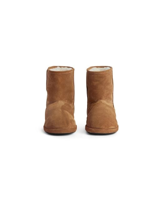 Balenciaga Brown Alaska Soft Boots for men
