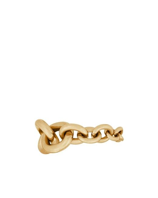 Saint Laurent Metallic Graduated Chain Ring