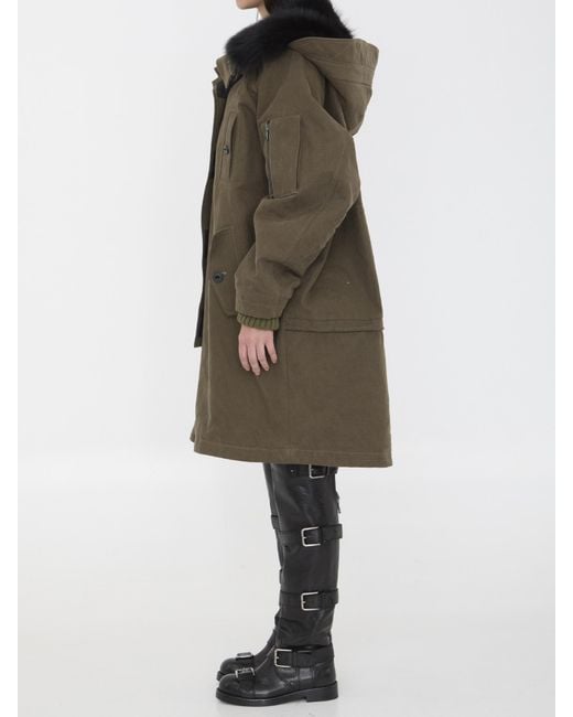 Dolce & Gabbana Green Parkas