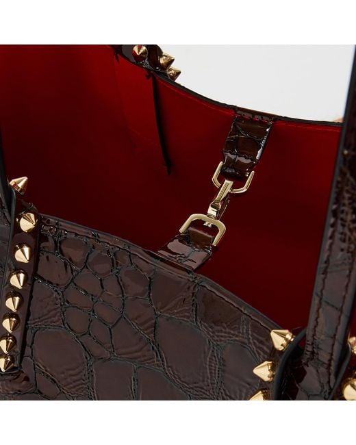 Christian Louboutin Brown Leather Tote Bag