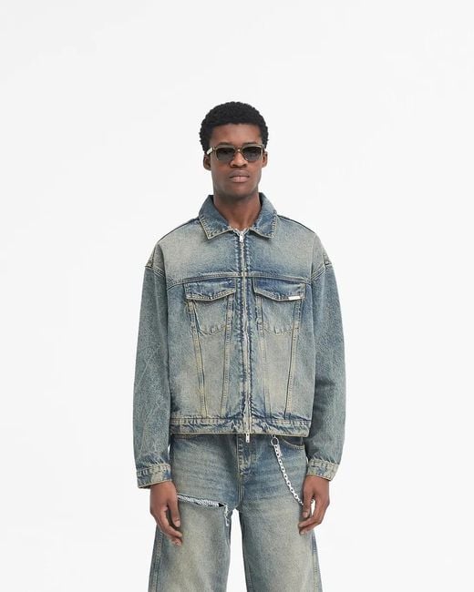 Represent Blue R4 Denim Jacket for men