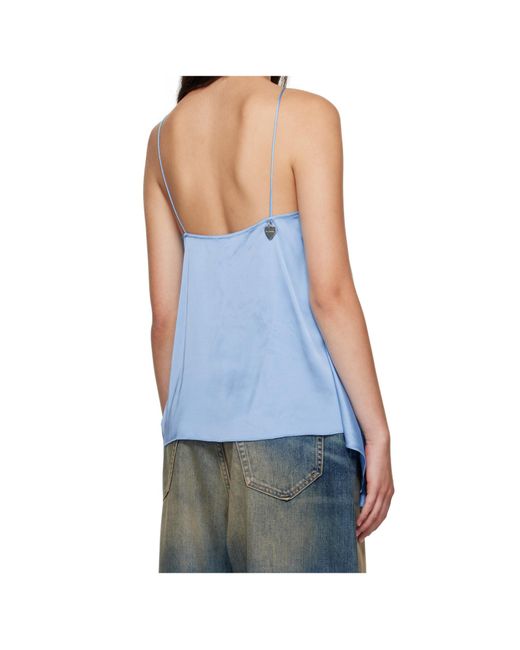 Acne Blue Tank Top