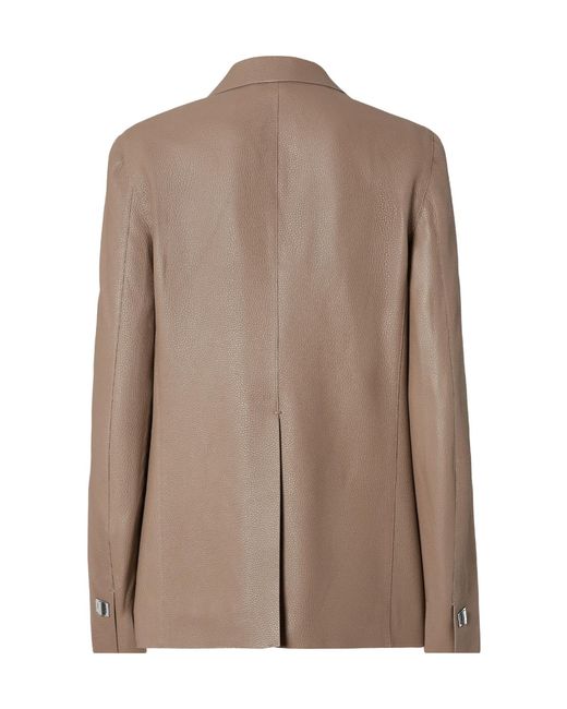 Fendi Brown Leather Jacket