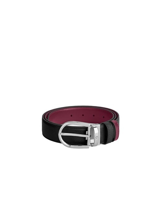 Montblanc Multicolor Buckle Detailed Reversible Belt for men