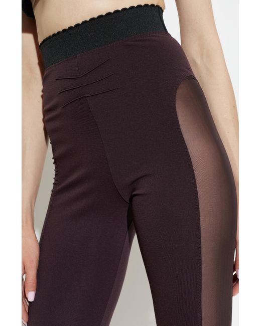 The Attico Purple The Slim Fit Trousers