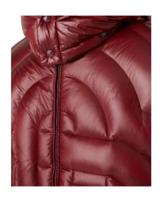Casablanca Red Quilted Down Puffer Jacket for men