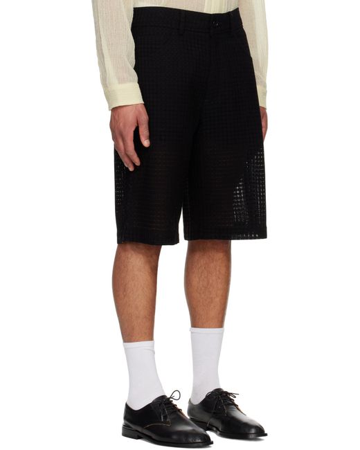 Séfr Black Marlo Shorts for men
