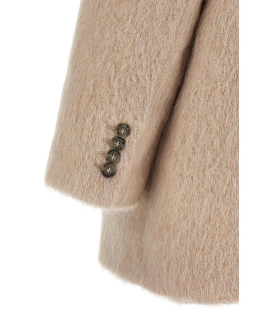 Peserico Brown Single Breasted Blazer