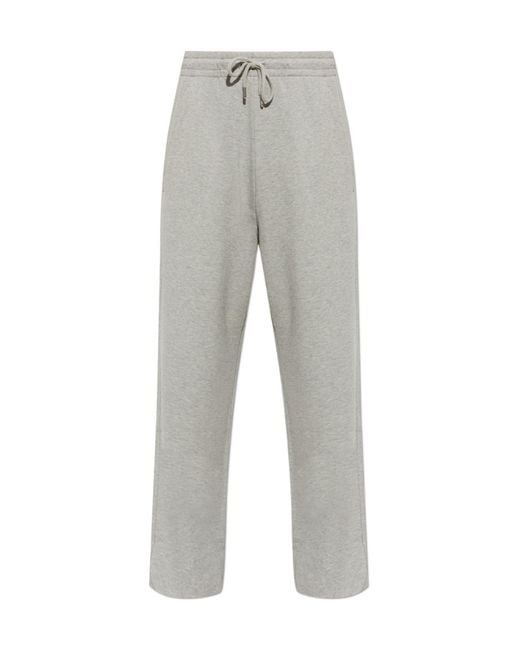 Dries Van Noten Gray Cotton Sweatpants for men