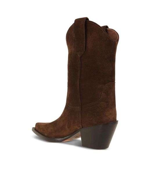Paris Texas Brown Dakota Short Boots