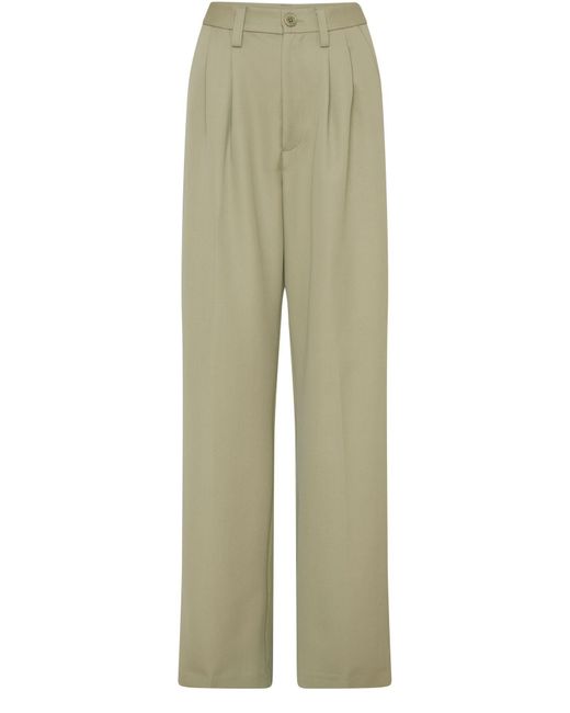 Anine Bing Green Belt Loops Slacks
