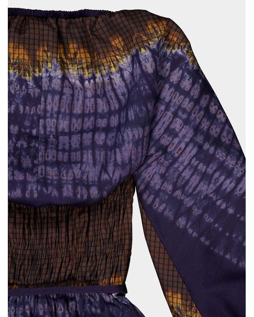 Altuzarra Purple Pleated Dress