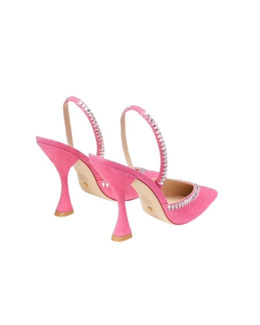 Stuart Weitzman Pink Gmct 100Mm Pointed Pumps