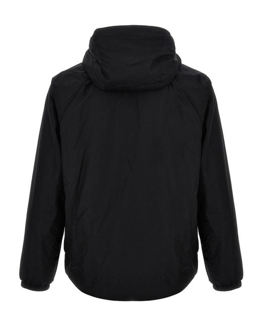 C P Company Black The Metropolis Series Pertex Padded Hooded Jacket for men
