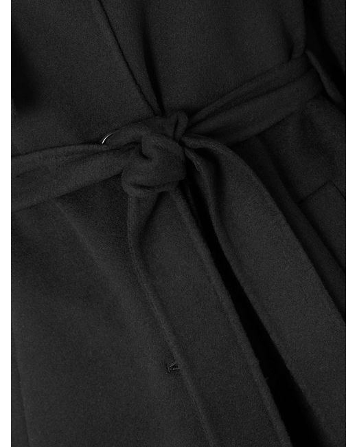 Mackage Black Lapel Long-Sleeved Coat