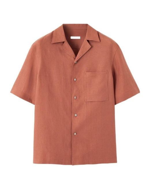 Loro Piana Orange Federico Shirt for men