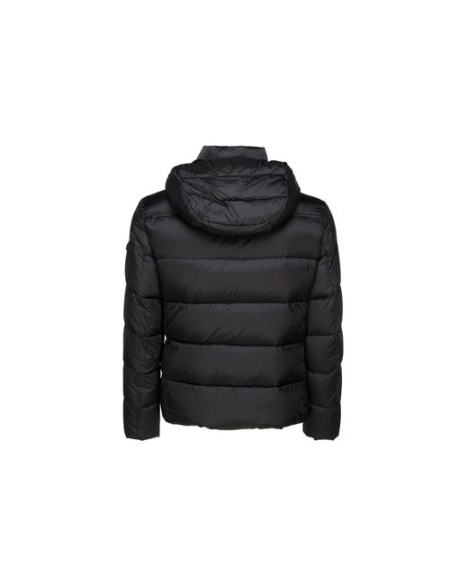Moorer Black Brett-Sh Quilted Jacket for men