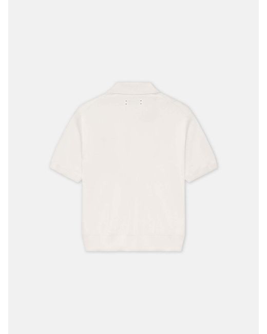Amiri White Spirit Short-Sleeve Polo Shirt for men