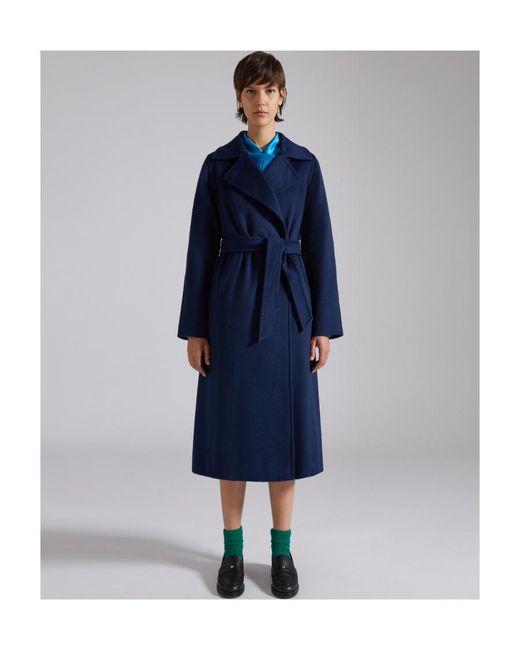 Max Mara Blue Manuela Iconic Coat