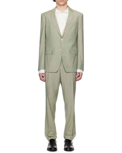 Boss Gray Boss Slim-Fit Suit for men
