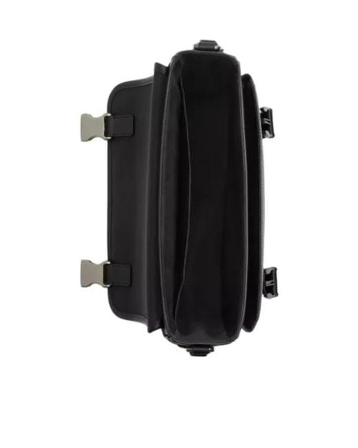 COACH Black Logo Shoulder Bag for men