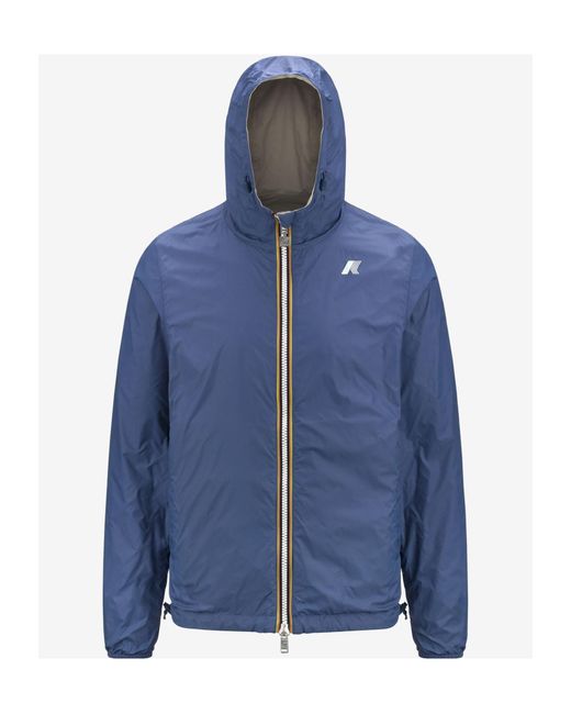 K-Way White Jake Plus.2 Reversible Jacket for men