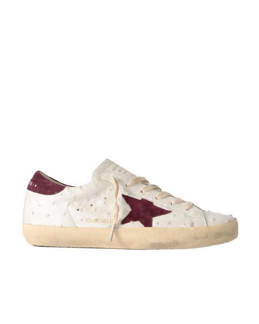 Golden Goose Deluxe Brand Pink Round Toe Low Top Casual Shoes