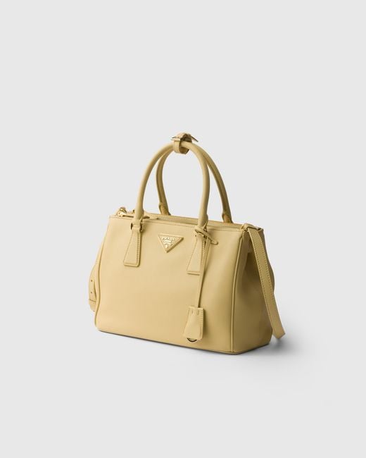 Prada Metallic Galleria Medium Leather Bag
