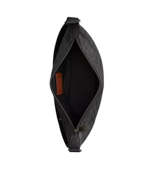 COACH Black Finn Crossbody Bag for men