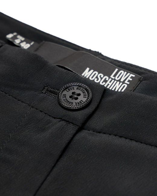 Moschino Black Logo Detail Shorts