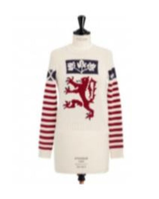 Dior White Embroidered Sweater