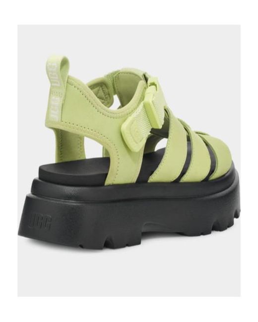 Ugg Green Cora Leather Sandals