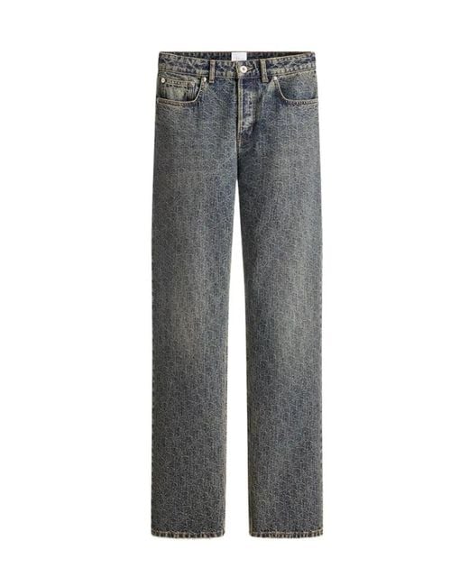 Dior Gray Regular-Fit Jeans