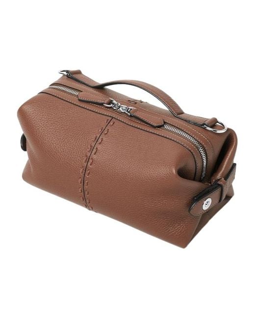 Fendi Brown Selleria Siesta Small Messenger Bag for men