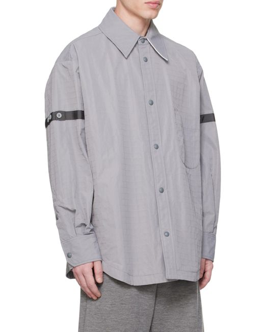 Thom Browne Gray Button-Fastening Shirt for men